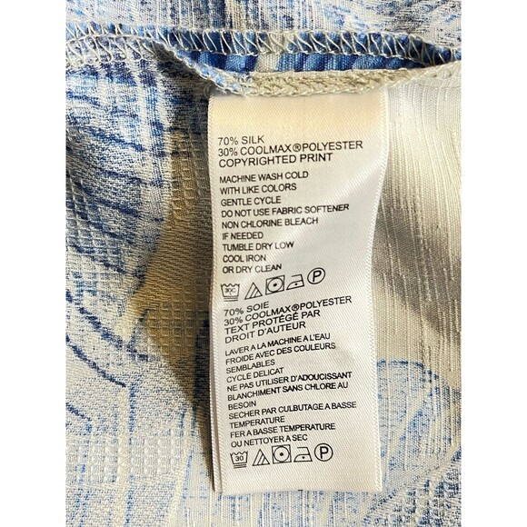 Tommy Bahama Mens L Blooming Palms Camp Shirt Breeze Overall Print Graphic - Picture 12 of 12